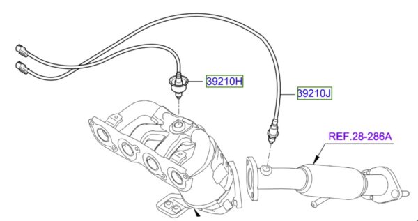 Kia Rio 2017-2020 1.2L Petrol Oxygen Sensor