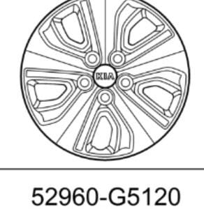 Kia Niro 2016-2019 Wheel Trim