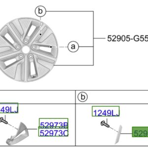 Kia Niro 2019-2022 Wheel Trim