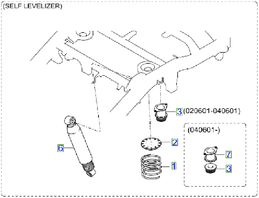 Sorento Self Leveling Rear Shock Absorber 20022006 5.53003E+125