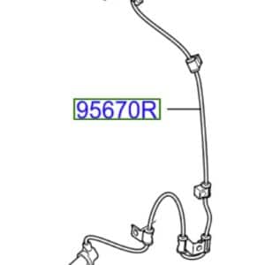 Kia Optima 2015-2018 Rear ABS Sensor