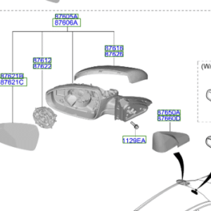 Kia Ceed 2018-2020 Wing Mirror Complete