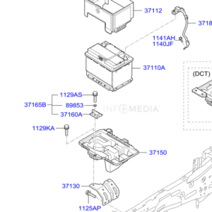 Kia Sportage 2015-2018 Battery Clamp
