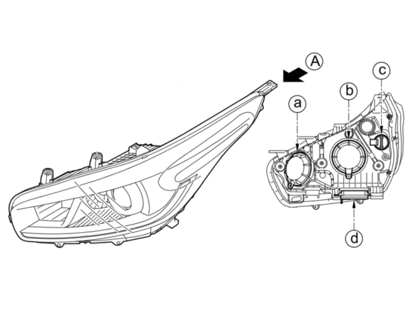 Kia Ceed (2012-2015) Headlight (HID)