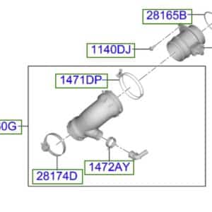 Kia Niro 2016-2022 Mass Air Flow Sensor