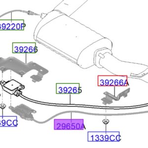 Kia Stinger 2017-2020 2.2L Diesel Rear Nox Sensor