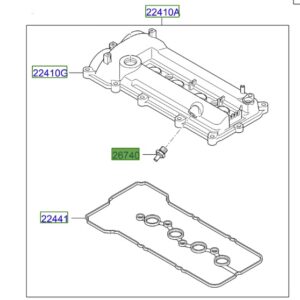 Kia Picanto 2011-2017 PCV Valve