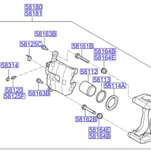 Kia Sportage 2015-2018 Front Brake Caliper