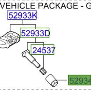 Kia EV6 GT TPMS Securing Nut