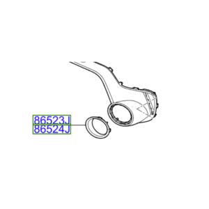 Kia Soul 2016-2018 Front Fog Lamp Trim