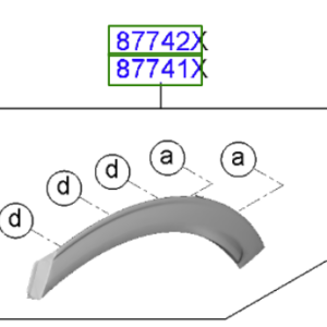 Kia Sportage 2022-Present Rear Wheel Arch Trim