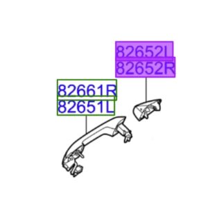 Kia Optima 2015-2018 Front Door Handle Cap