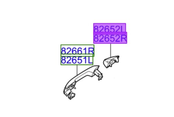Kia Optima 2015-2018 Front Door Handle Cap