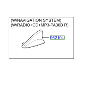Kia Sportage (2014-2015) Roof Antenna