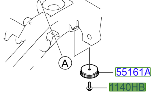 Kia Sorento 2002-2009 Rear Bump Stop Cup Bolt