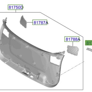 Kia Sportage 2022-Present Interior Boot Handle