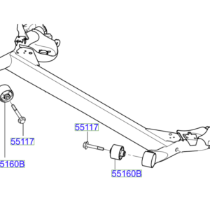 Kia Rio 2006-2011 Rear Axle Bushs