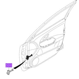 Kia Ceed 2009-2012 Front Check Strap