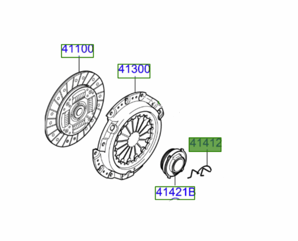 Kia Picanto 2020-2024 Clutch Kit