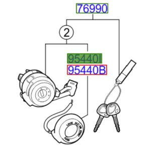 Kia Picanto 2011-2015 Ignition Coil Antenna