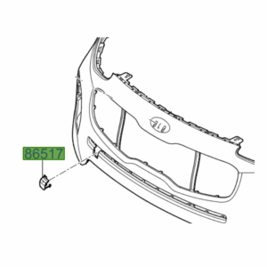 Kia Sportage 2015-2018 Front Tow Eye Cover