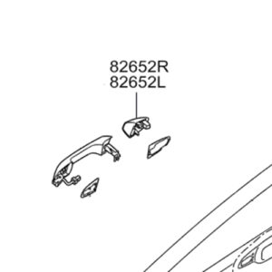 Kia Sportage 2015-2018 NSF Door Handle Cap