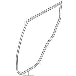 Kia Soul 2009-2013 Rear Door Seal