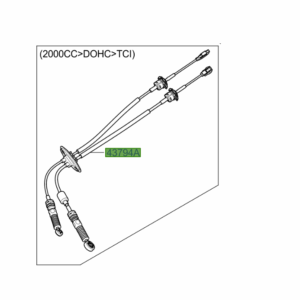 Kia Sportage 2014-2015 6 Speed Gear Selector Cables
