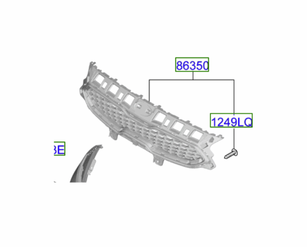 Kia Ceed 2018-2020 Front Upper Grill