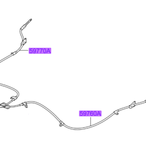 Kia Sportage 2010-2014 Handbrake Cable
