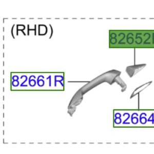Kia Sportage 2022-Present Front Door Handle Cap