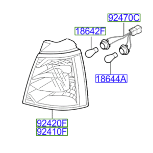 Kia Sorento 2009-2014 Rear Tail Light (Outer)