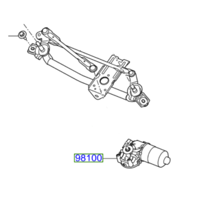 Kia Sportage (2015-2018) Windscreen Wiper Motor