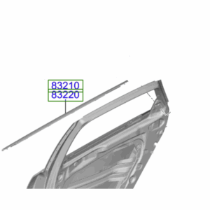 Kia Ceed 2018-2020 Rear Window Scraper Moulding
