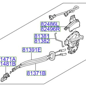 Kia Niro 2019-2022 Front Door Lock