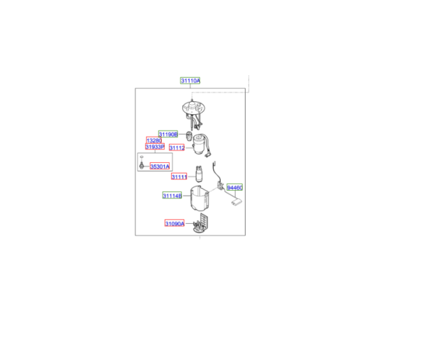 Kia Soul 2013 - 2016 Fuel Pump (in tank)