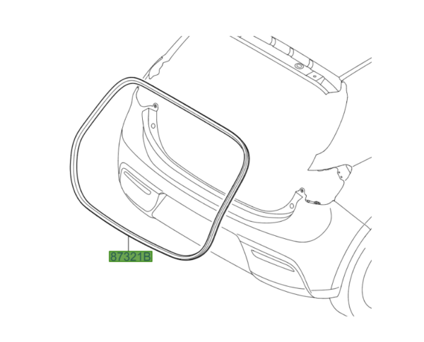 Kia Rio/Stonic (2011-2020) Rear Aperture Seal (Tailgate)