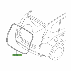 Kia Carens 2012-2016 Tailgate Aperture Seal