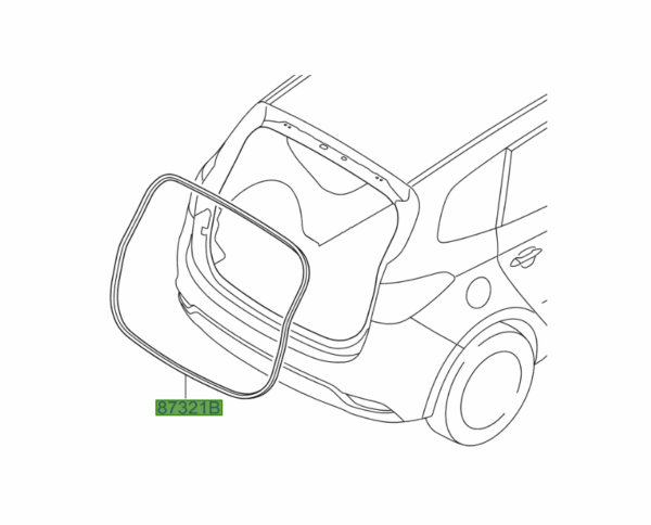 Kia Carens 2012-2016 Tailgate Aperture Seal