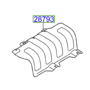 Kia Soul 2008-2011 Exhaust Heat Shield