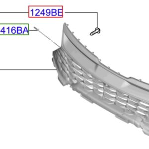 Kia Sportage 2022-2025 Front Upper Grill