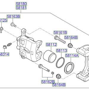 Kia Stonic 2017-2025 Front Caliper