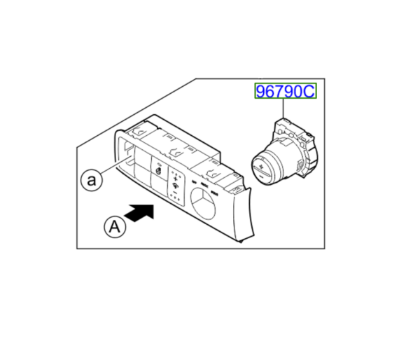 kia Soul 2013-2016 Mood Lighting Switch