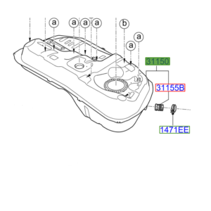Kia Sportage 2010-2014 Diesel Fuel Tank