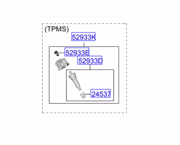 Kia Niro 2022-onward Tyre Pressure Sensor TPMS
