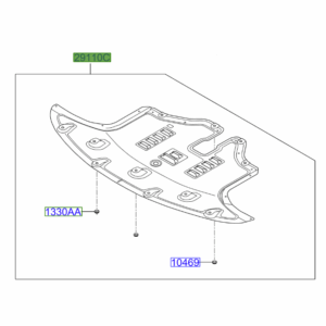Kia Sorento 2017-2020 Engine Undertray