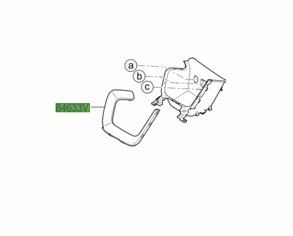 Kia Ceed (2015-2018) Centre Console Tray Trim