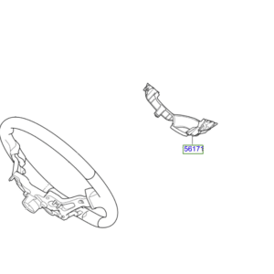Kia Stonic 2016-2020 Steering Wheel Trim