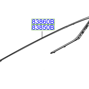 Kia Sportage 2015-2018 Rear Door Frame Trim