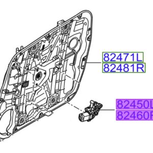 Kia Sportage 2016-2018 Front Window Motor